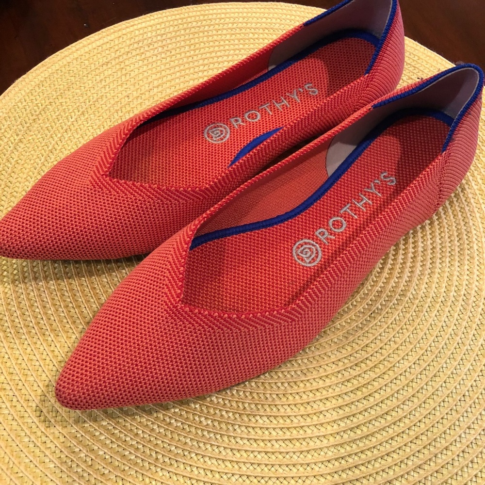 Rothy's Persimmon Points, Size 8.5